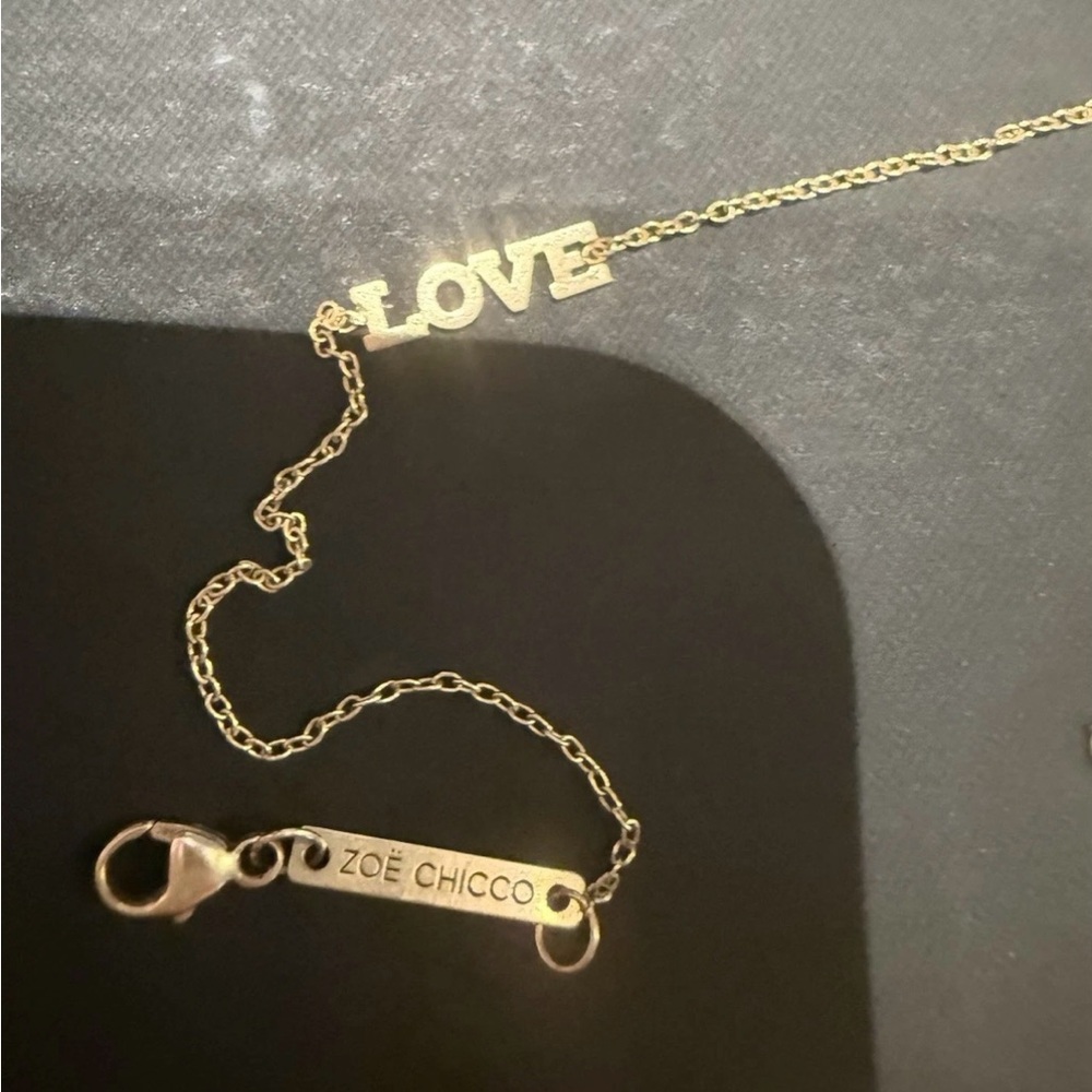 Zoe Chicco Gold 'Love' bracelet by Zoë Chicco